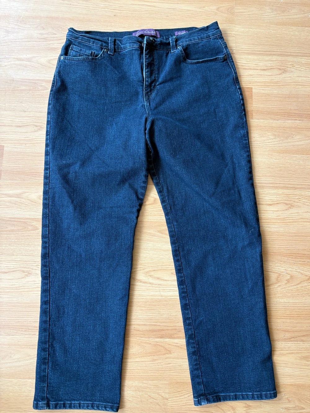 Gloria Vanderbilt Dark Blue Relaxed Jeans